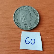 Monedas antiguas de Europa: MONEDA, SUIZA, 10 RAPEN, 1960, MBC