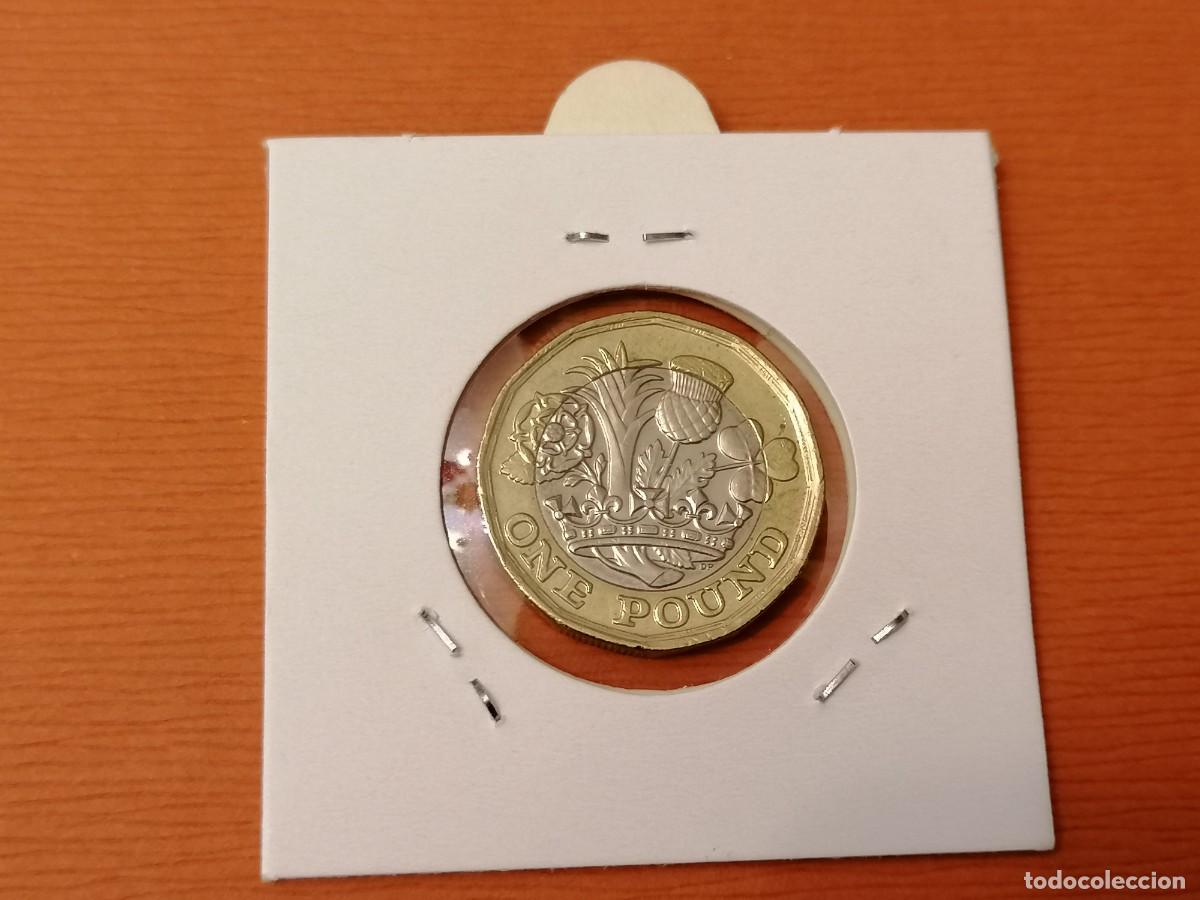 Monedas antiguas de Europa: Moneda, Inglaterra, 1 libra, 2017, MBC++ - Foto 2