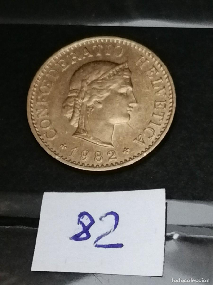 Monedas antiguas de Europa: Moneda, 5 Rapen, Suiza, 1982, EBC - Foto 1