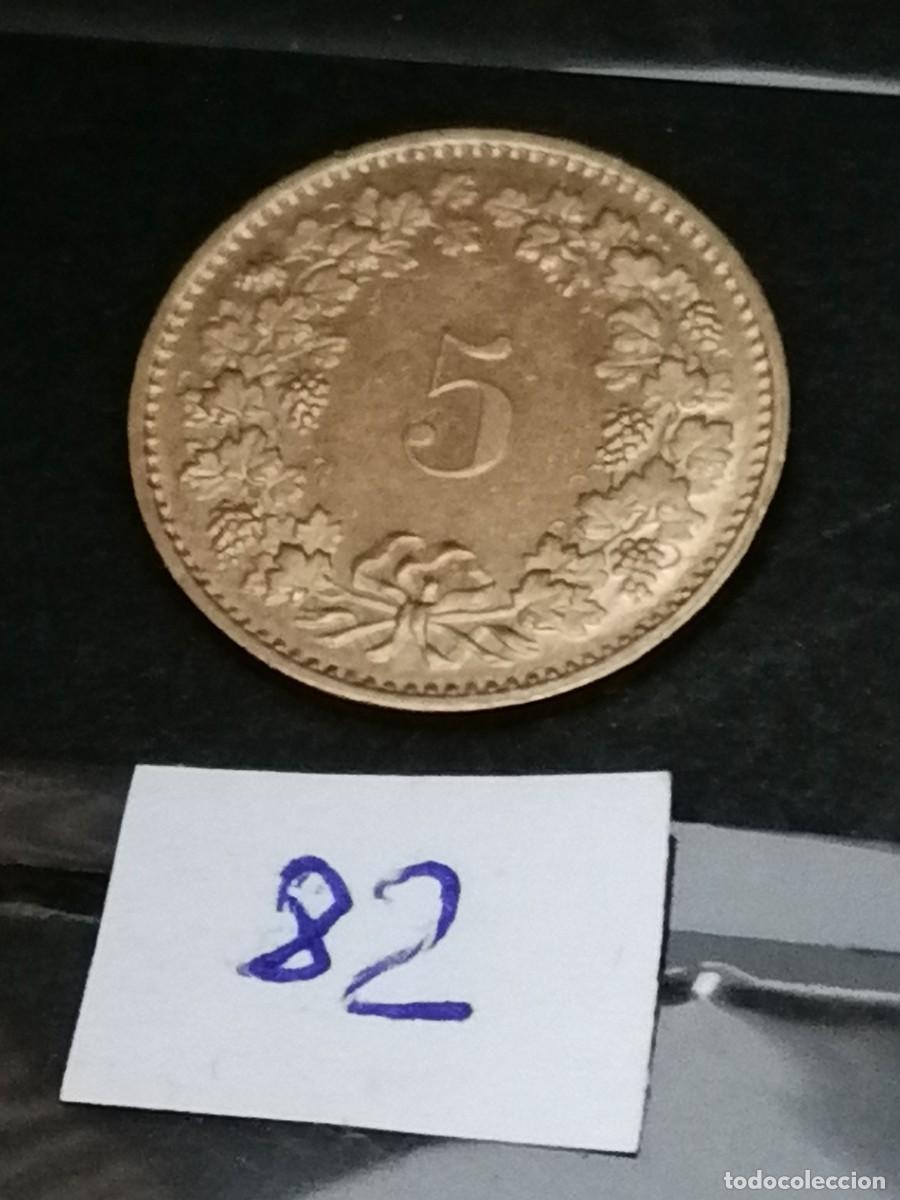 Monedas antiguas de Europa: Moneda, 5 Rapen, Suiza, 1982, EBC - Foto 2