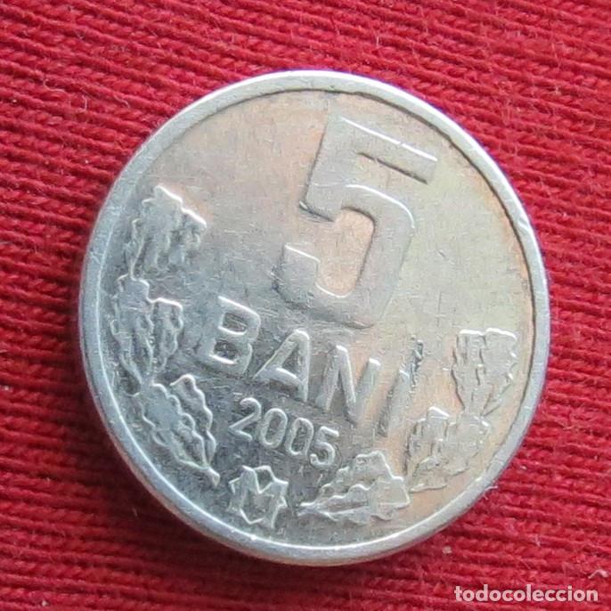 Moedas antigas da Europa: Moldavia Moldova 5 bani 2005 KM# 2 Lt 297