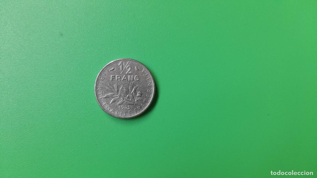 Monedas antiguas de Europa: &frac12; FRANC Francia - Foto 2