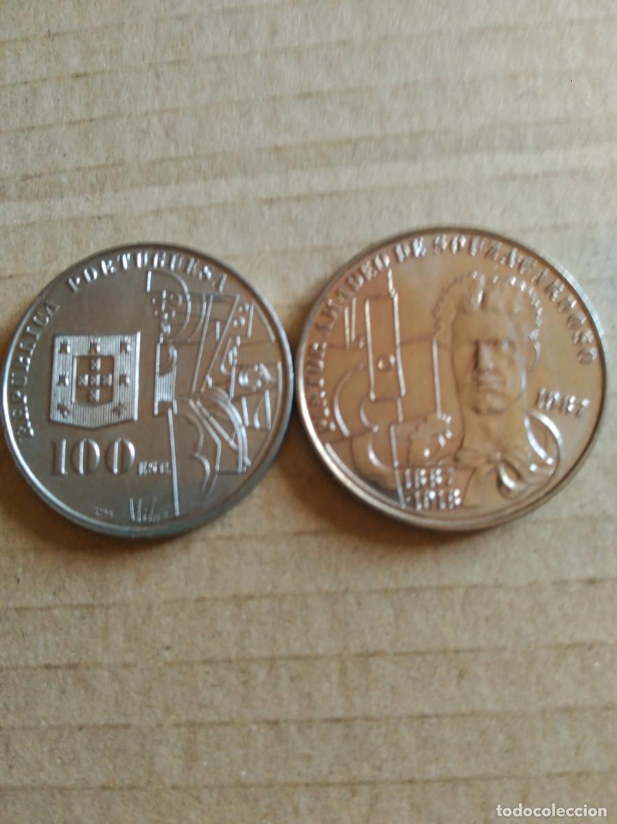Monedas antiguas de Europa: PORTUGAL 100 ESCUDOS 1987, PINTOR SOUZA CARDOSO