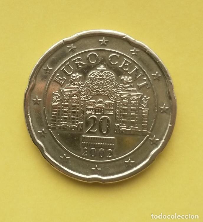 Monedas antiguas de Europa: moneda 20 c&eacute;ntimos Austria 2002 - Foto 1