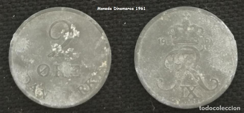 Monedas antiguas de Europa: Moneda Dinamarca 1961 - Foto 1