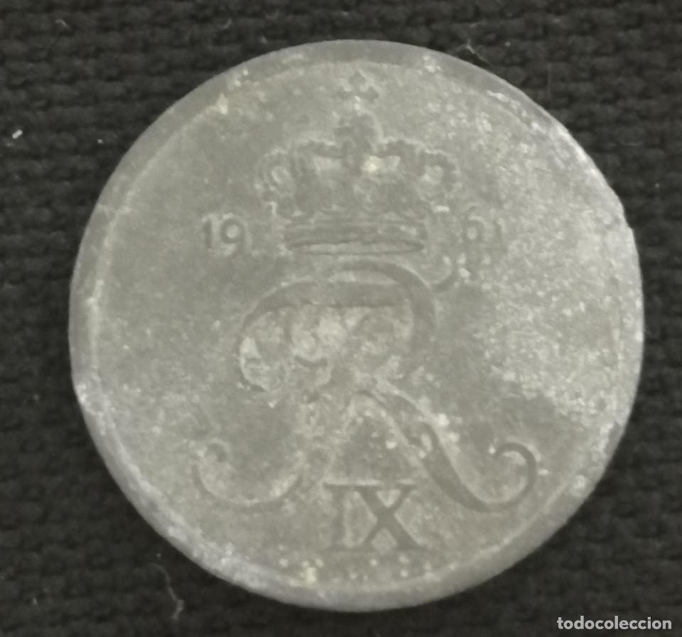 Monedas antiguas de Europa: Moneda Dinamarca 1961 - Foto 3