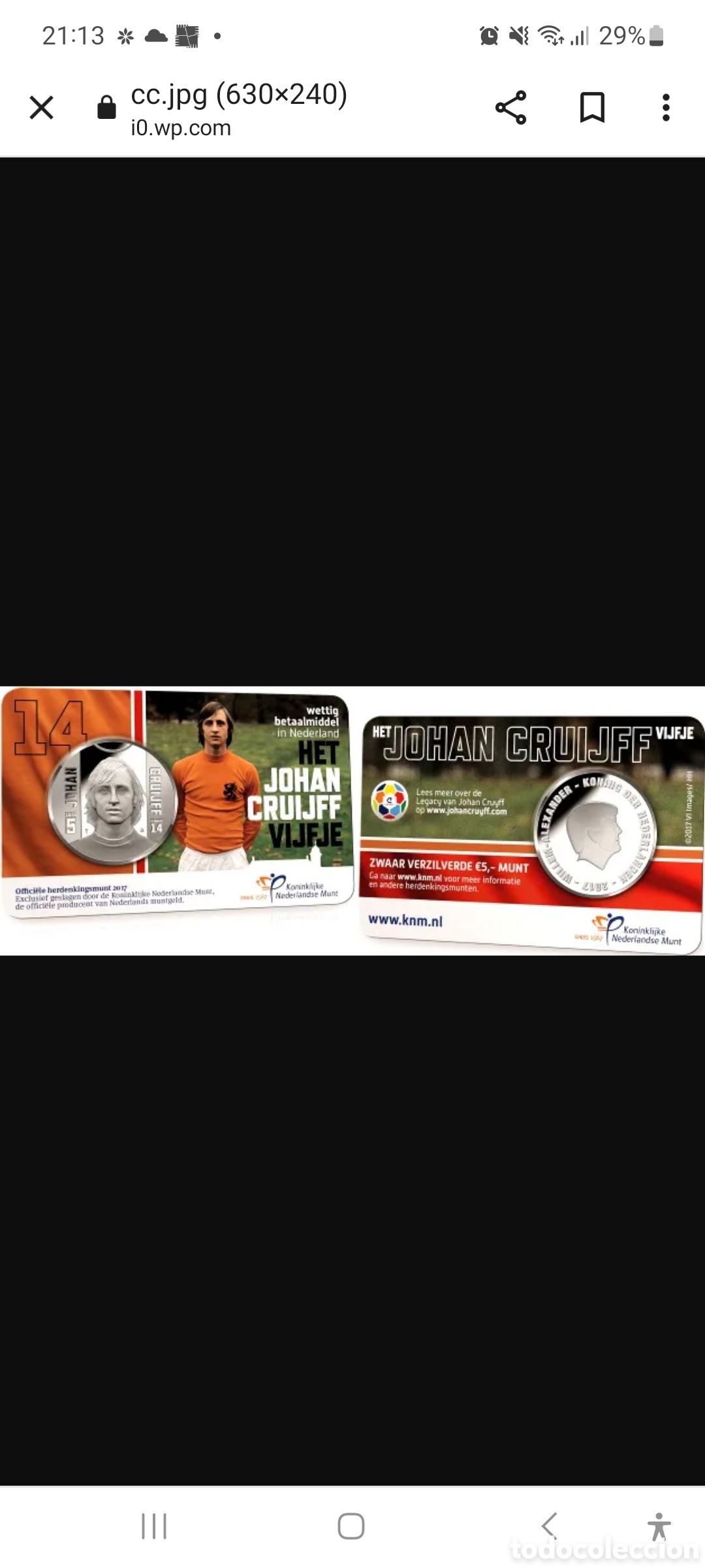 Monedas antiguas de Europa: Holanda Coincard 2017 Johan cruyff - Foto 2