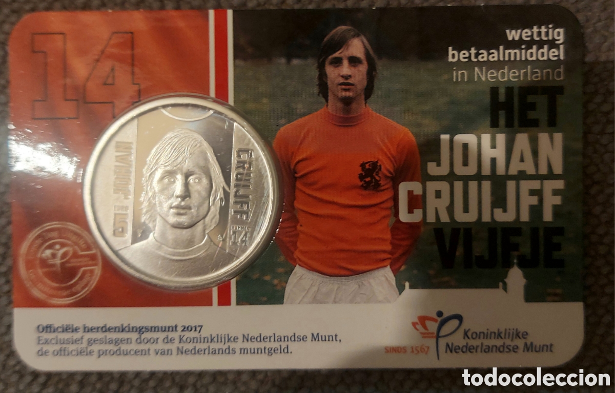 Monedas antiguas de Europa: Holanda Coincard 2017 Johan cruyff - Foto 4