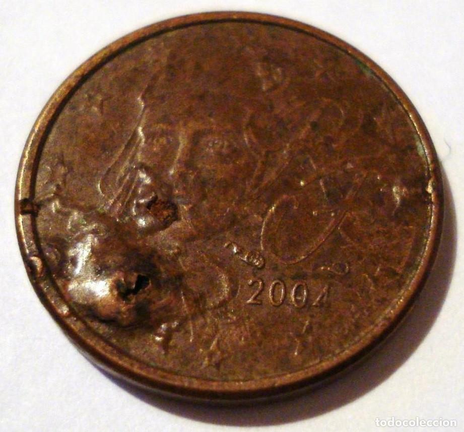 Monedas antiguas de Europa: FRANCE CENTIME 2004 FAUTE / ERROR. FRANCIA. - Foto 1