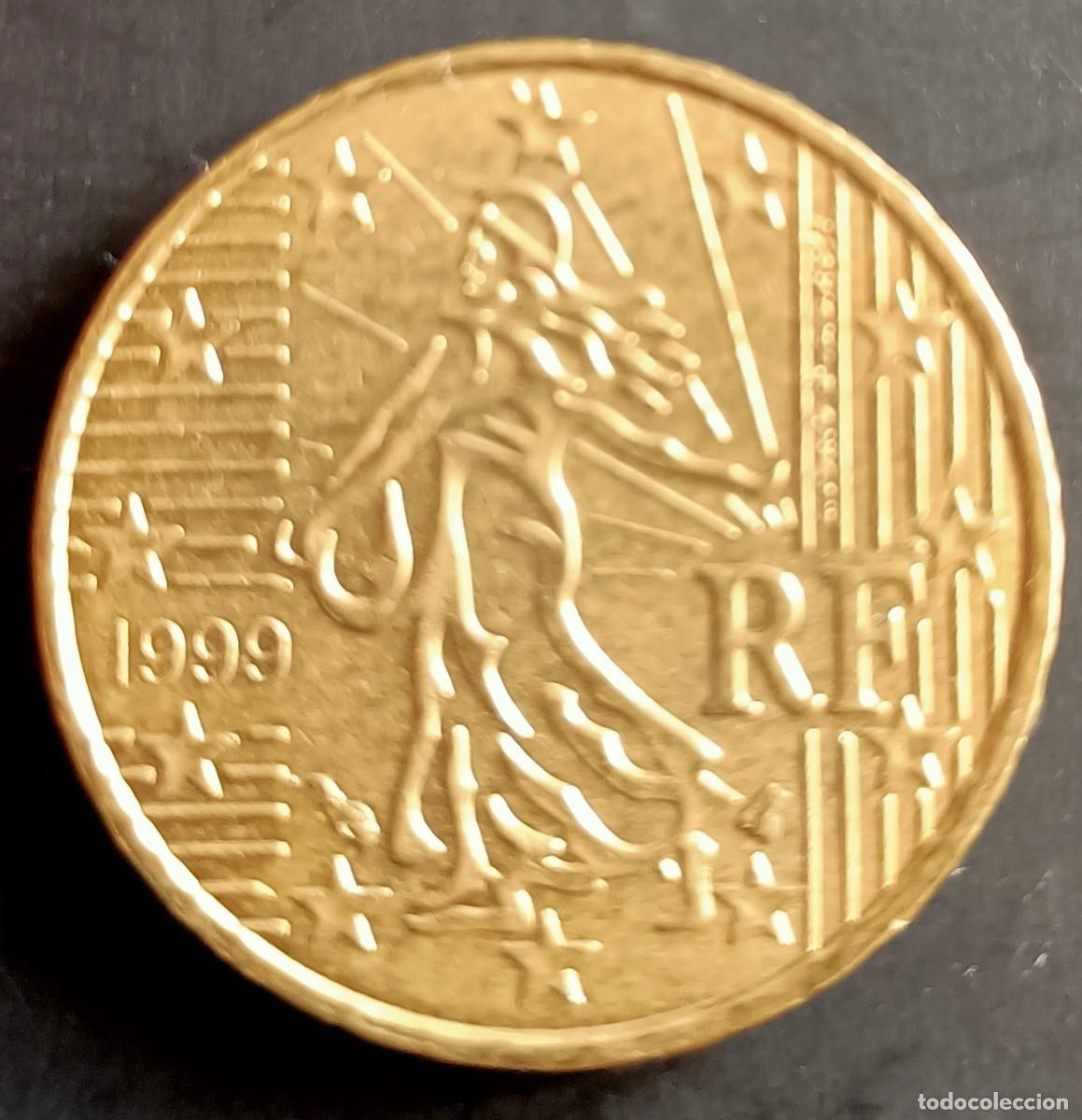 Monedas antiguas de Europa: 10 c&eacute;ntimos 1999 - Francia - Foto 1