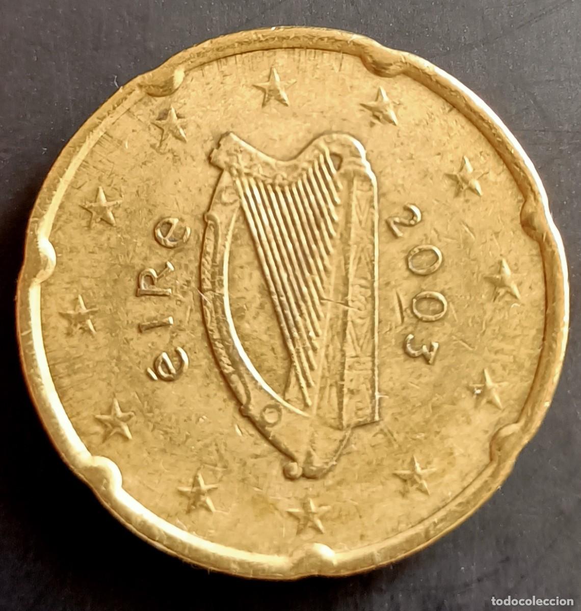 Monedas antiguas de Europa: 20 c&eacute;ntimos Irlanda - 2003 - Foto 1