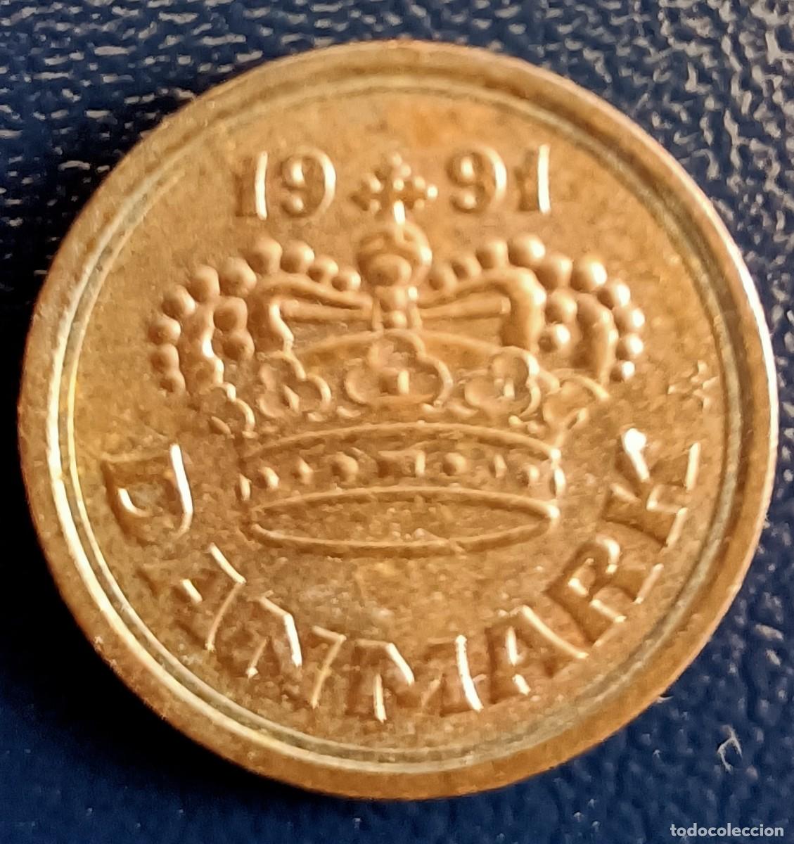 Monedas antiguas de Europa: 25 ore 1991 - Dinamarca - Foto 1