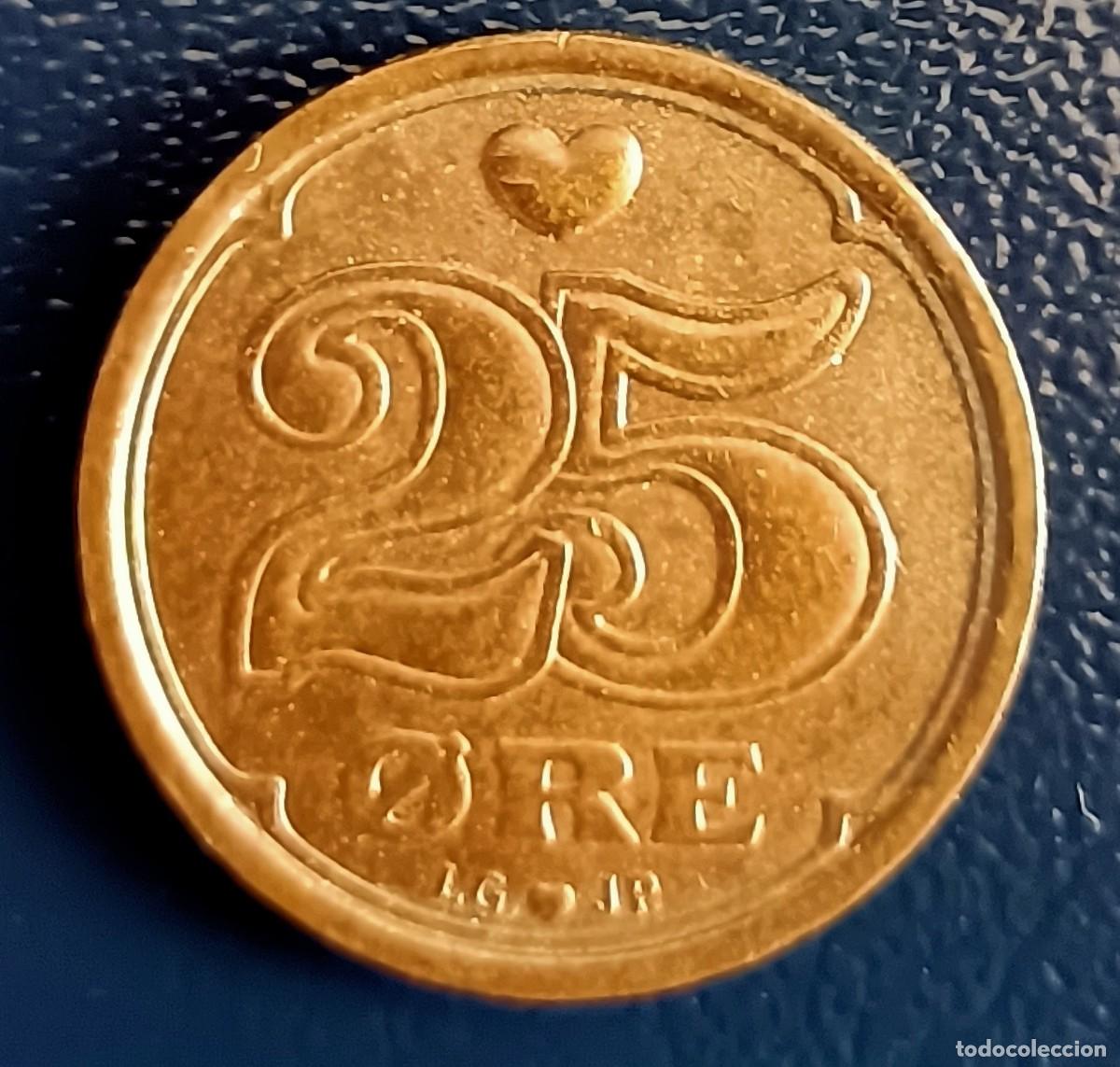 Monedas antiguas de Europa: 25 ore 1991 - Dinamarca - Foto 2