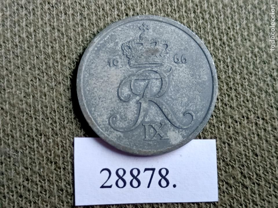 Monedas antiguas de Europa: Dinamarca 2 ore 1966 - Foto 2