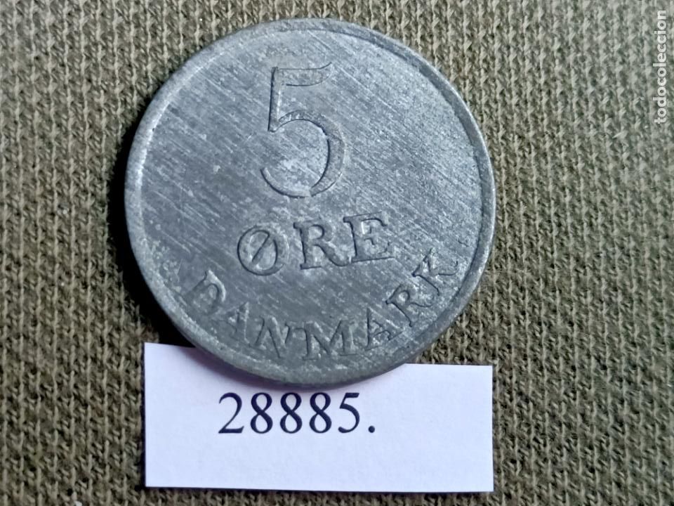 Monedas antiguas de Europa: Dinamarca 5 ore 1963 - Foto 2