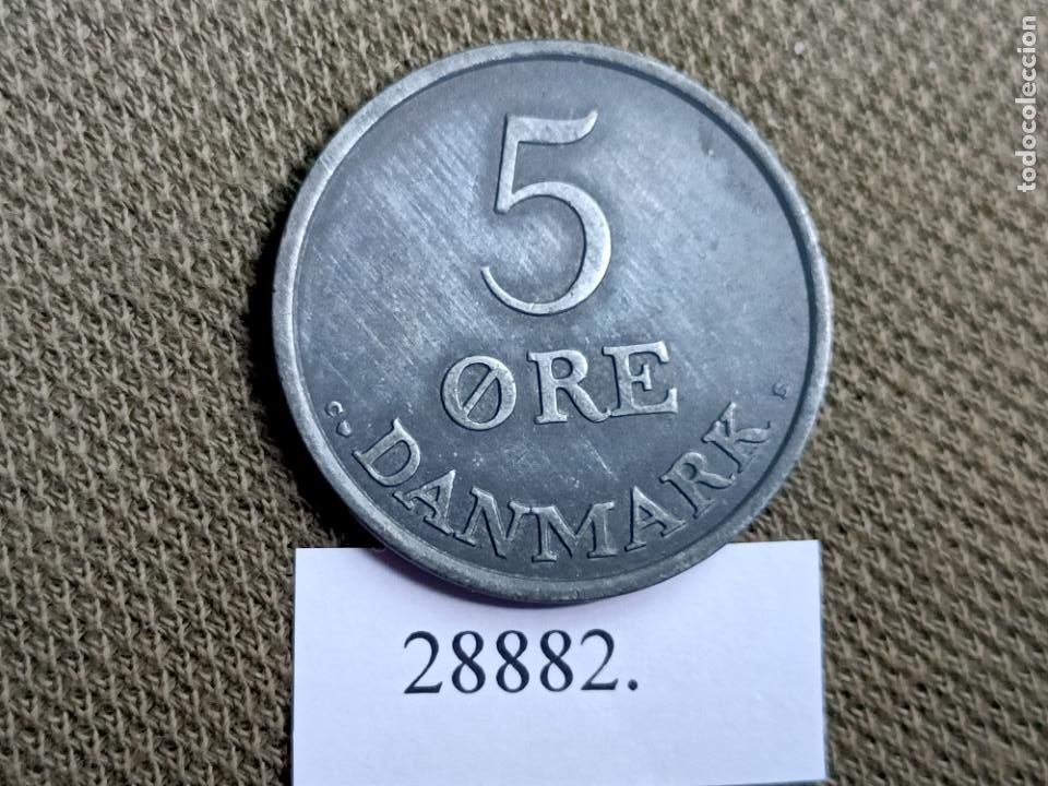 Monedas antiguas de Europa: Dinamarca 5 ore 1960 - Foto 1