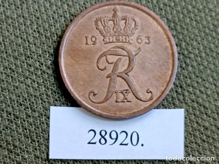 Monedas antiguas de Europa: Dinamarca 5 ore 1963 - Foto 1