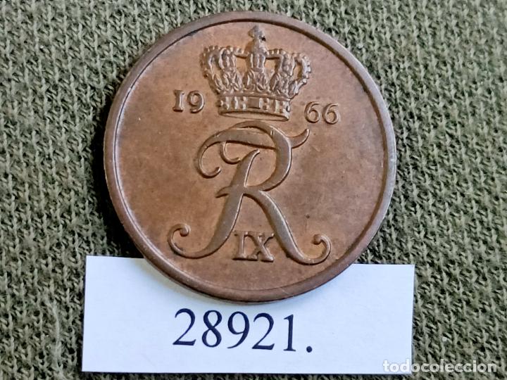 Monedas antiguas de Europa: Dinamarca 5 ore 1966 - Foto 2