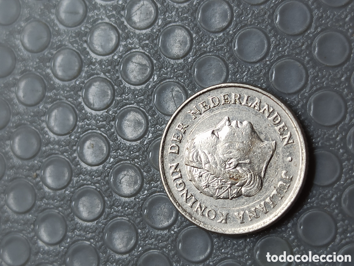 Monedas antiguas de Europa: Moneda 10 c&eacute;ntimos 1970 Holanda - Foto 2