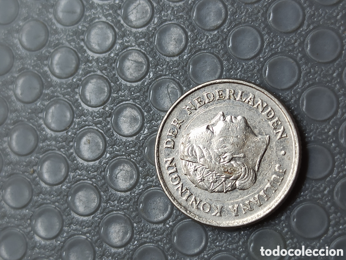 Monedas antiguas de Europa: Moneda 10 c&eacute;ntimos 1970 Holanda - Foto 3