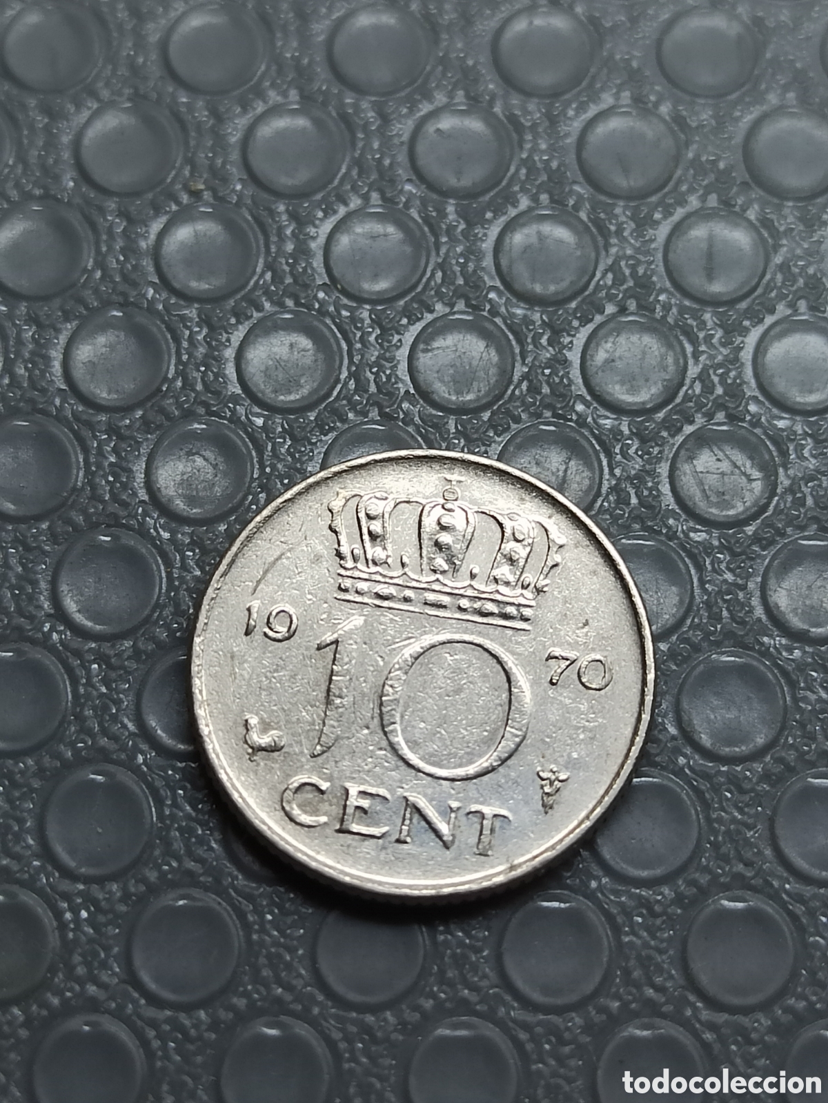 Monedas antiguas de Europa: Moneda 10 c&eacute;ntimos 1970 Holanda - Foto 1