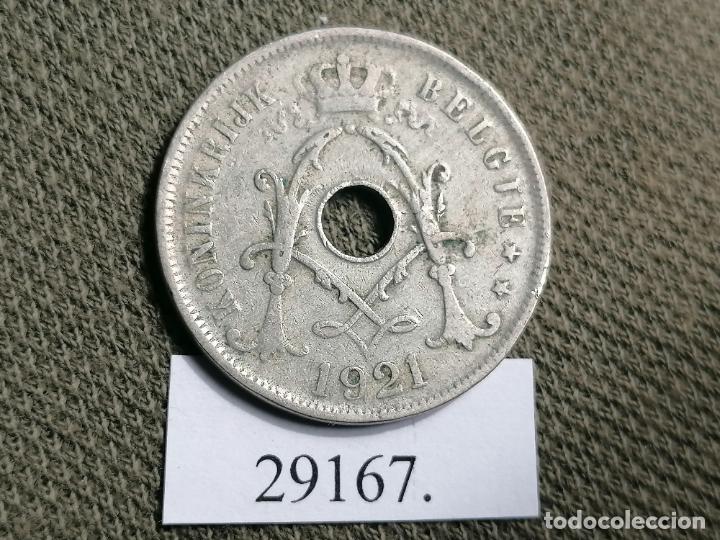 Moedas antigas da Europa: Belgica 25 centimos 1921
