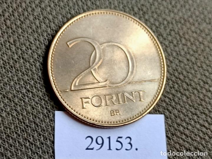 Monedas antiguas de Europa: Hungria 20 forint 1994 - Foto 2