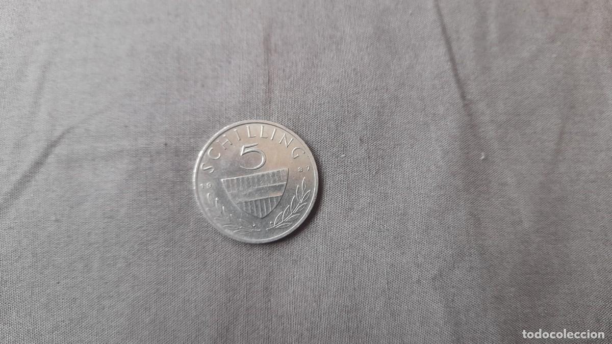 Monedas antiguas de Europa: 5 SCHILLING Austria 1987 - Foto 2