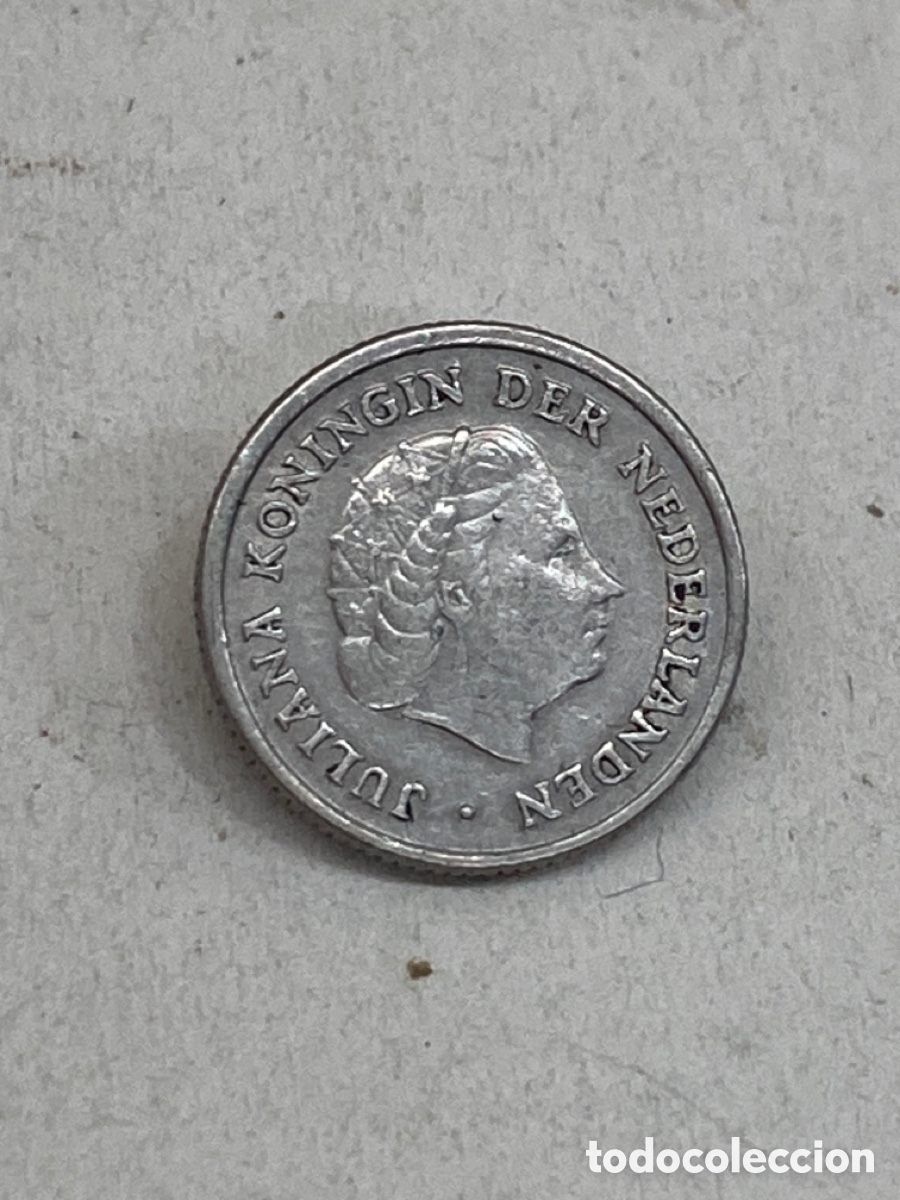 Monedas antiguas de Europa: Moneda 10 Cent 1950 Holanda V20 - Foto 2