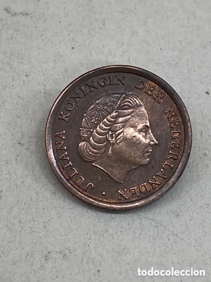 Monedas antiguas de Europa: Moneda 1 Cent 1964 Holanda V20 - Foto 2
