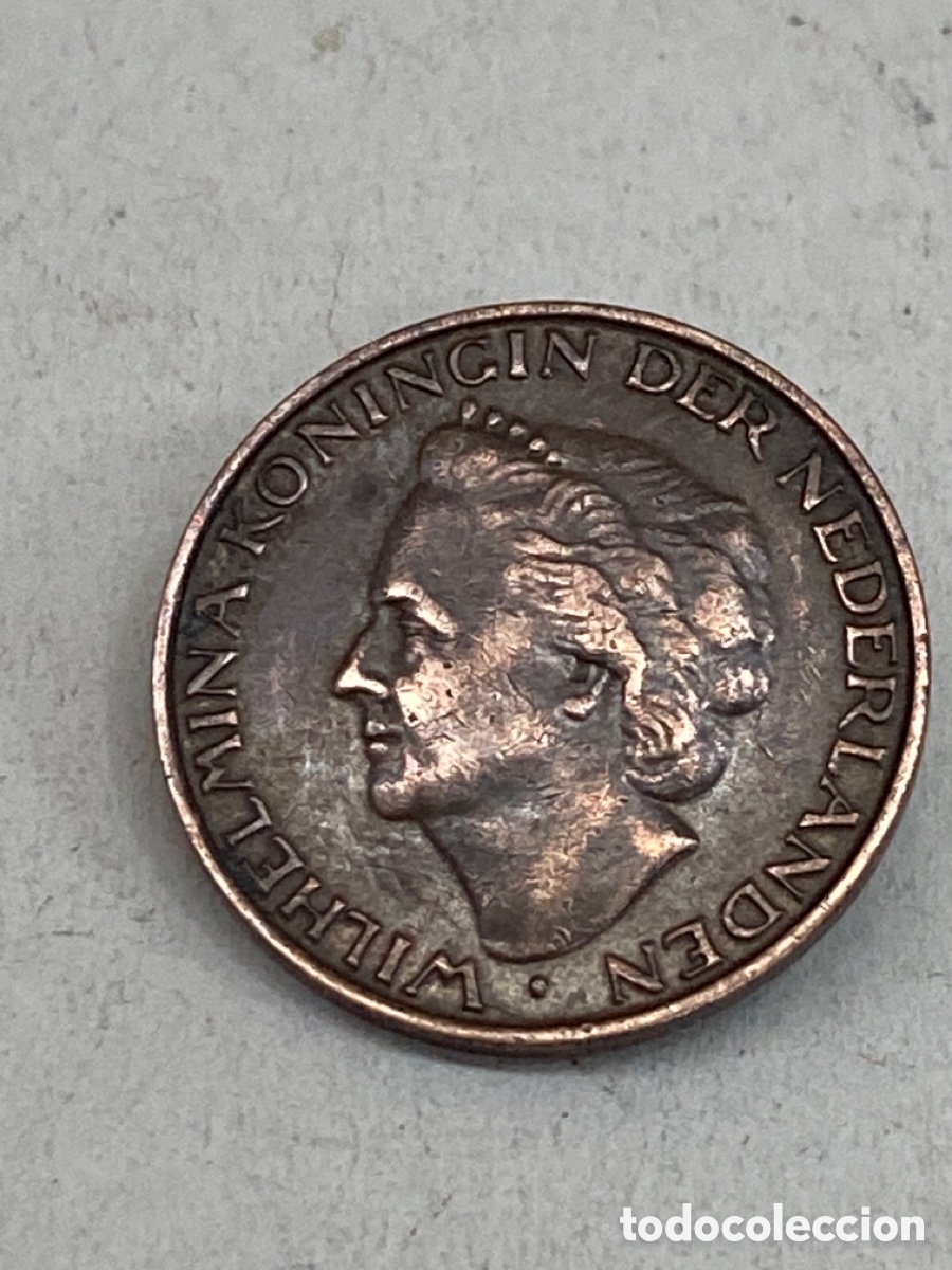 Monedas antiguas de Europa: Moneda 5Cent 1948 Holanda V20 - Foto 2