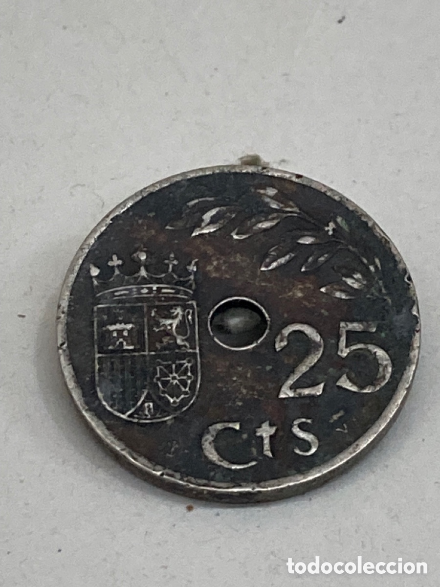 Monedas antiguas de Europa: Moneda 25 c&eacute;ntimos 1937 L36 - Foto 1