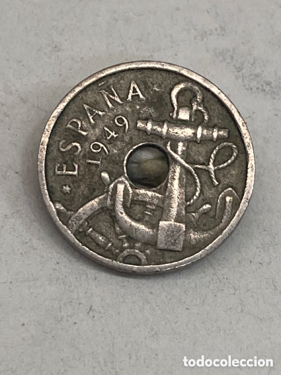 Monedas antiguas de Europa: Moneda 50 c&eacute;ntimos 1949 M17 - Foto 2