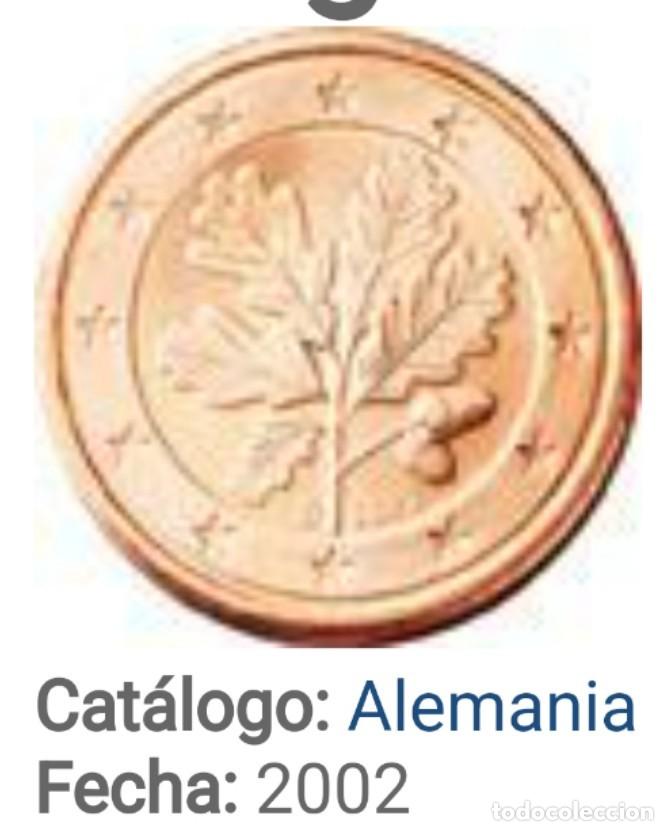 Monedas antiguas de Europa: Moneda de un c&eacute;ntimo de Alemania2002 - Foto 1