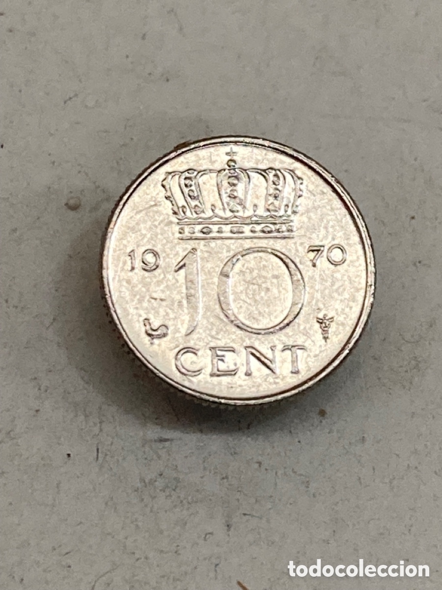 Monedas antiguas de Europa: Moneda 10 c&eacute;ntimos 1979 Holanda J41 - Foto 2