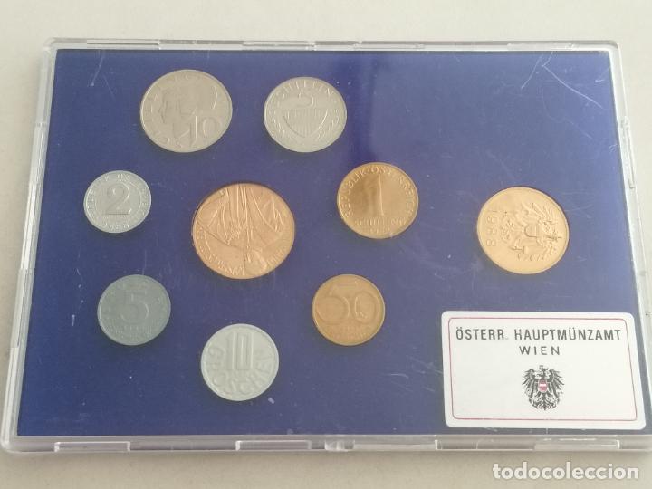 Monedas antiguas de Europa: JUEGO 9 MONEDAS AUSTRIA - Foto 1