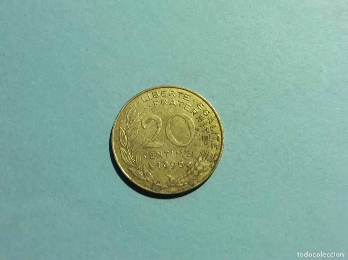 Monedas antiguas de Europa: FRANCIA 20 CENTIMOS 1996. - Foto 2
