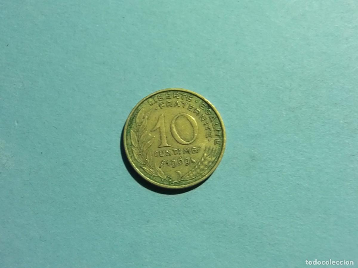 Monedas antiguas de Europa: FRANCIA 10 CENTIMOS 1969. - Foto 2
