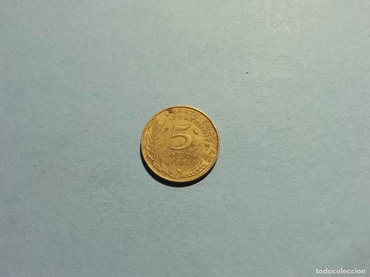 Monedas antiguas de Europa: FRANCIA 5 CENTIMOS 1972. - Foto 2