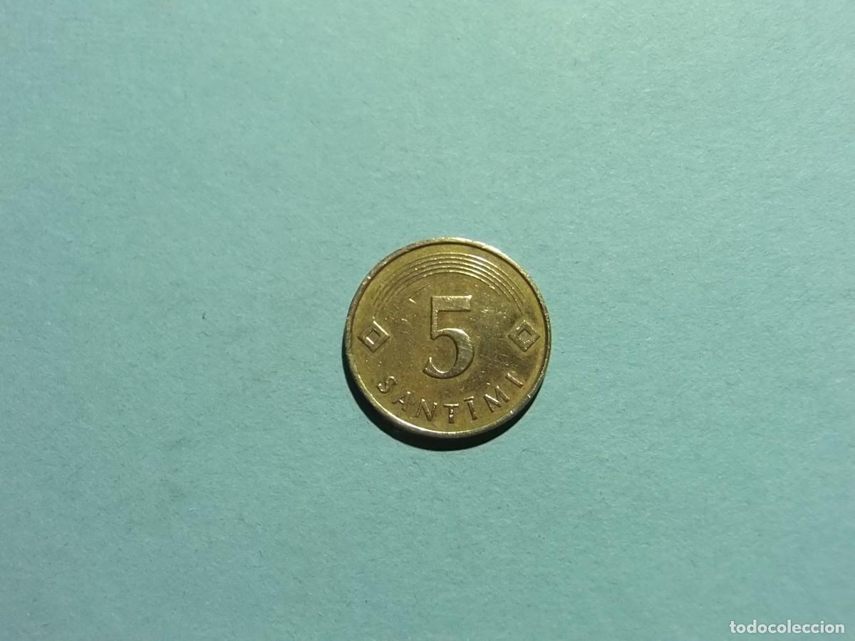 Monedas antiguas de Europa: LETONIA 5 SANTIMI 1992. - Foto 2