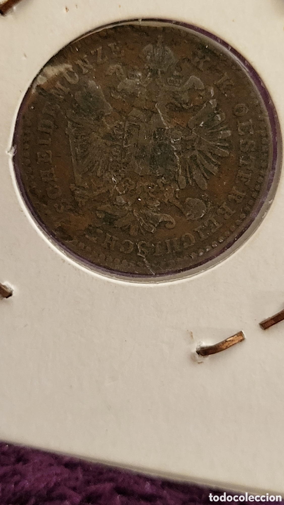 Monedas antiguas de Europa: Moneda Austria 1859 - Foto 2