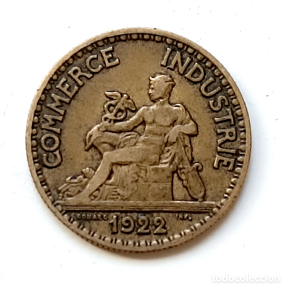 Monedas antiguas de Europa: Francia, 50 c&eacute;ntimos de 1922 - Foto 1