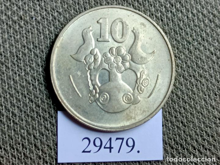 Monedas antiguas de Europa: Chipre 10 c&eacute;ntimos 1983 - Foto 1