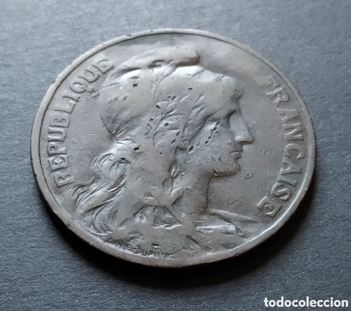 Monedas antiguas de Europa: MONEDA - FRANCIA 10 CENTIMOS 1908 - Foto 4