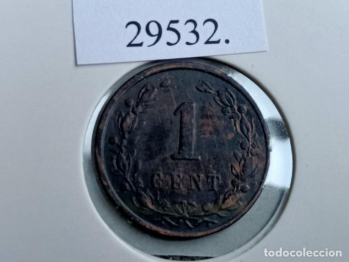 Monedas antiguas de Europa: Holanda 1 c&eacute;ntimo 1900 - Foto 2