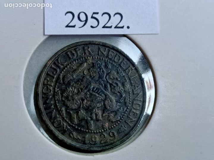 Monedas antiguas de Europa: Holanda 1 c&eacute;ntimo 1929 - Foto 1