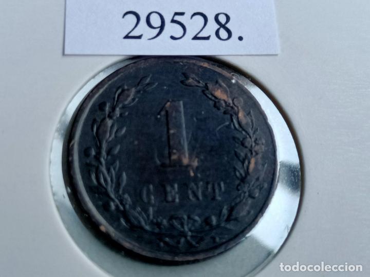 Monedas antiguas de Europa: Holanda 1 c&eacute;ntimo 1878 - Foto 2
