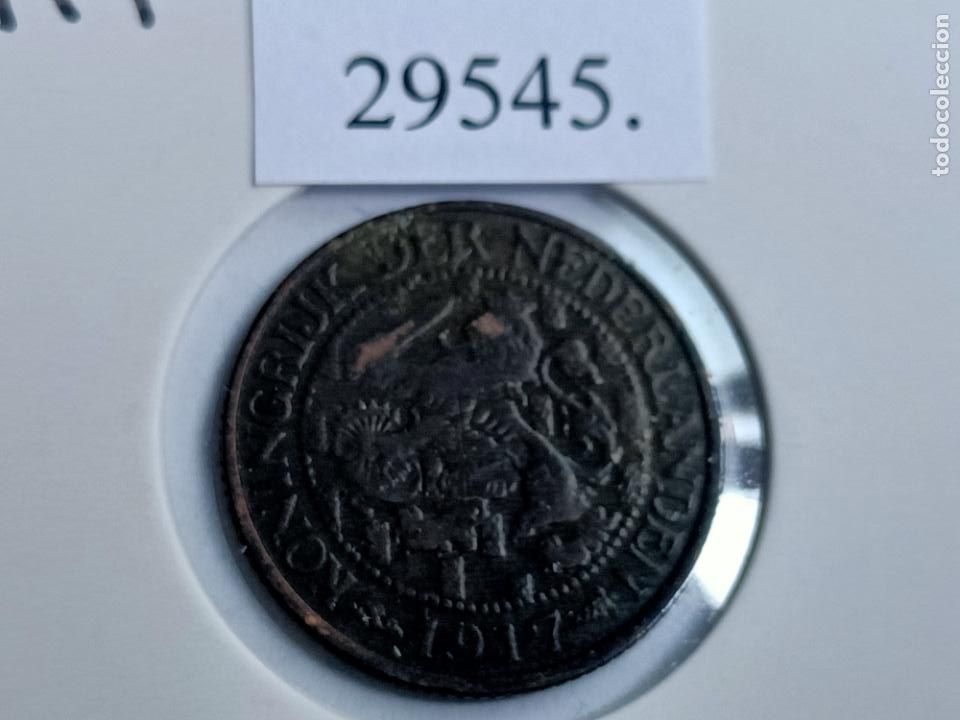 Monedas antiguas de Europa: Holanda 1 c&eacute;ntimo 1917 - Foto 1