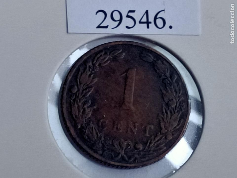 Monedas antiguas de Europa: Holanda 1 c&eacute;ntimo 1906 - Foto 2