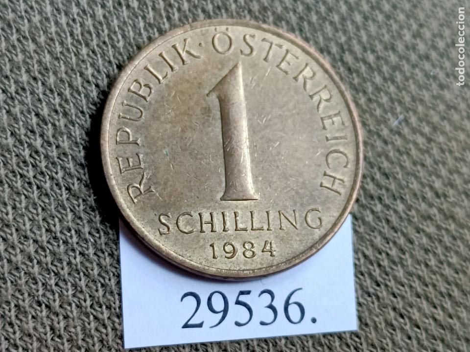 Monedas antiguas de Europa: Austria 1 chelin 1984 - Foto 2